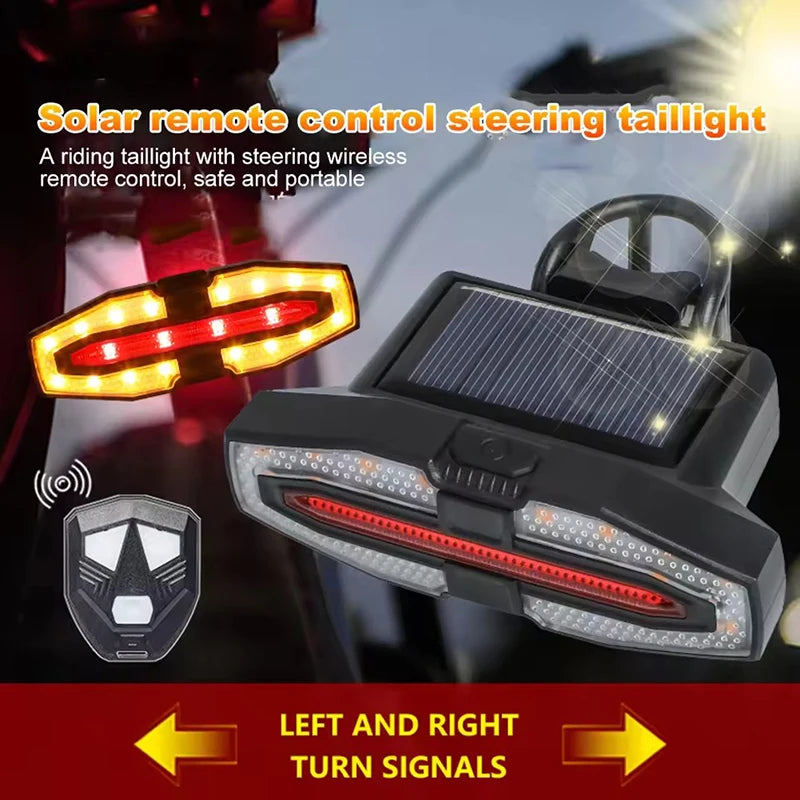 Feu arrière de vélo avec clignotants LED